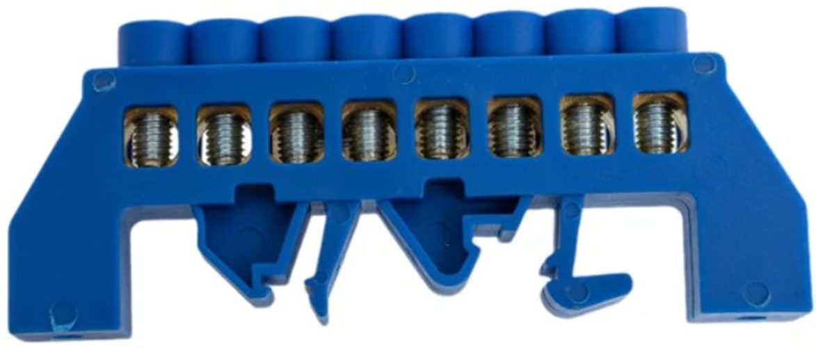 

Шина EKF sn0-125-8-dn нулевая N 8х12 8 отвер. латунь син. нейлоновый корпус комбинированный, PROxima, sn0-125-8-dn