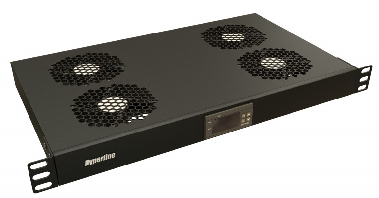 

Вентиляторный модуль Hyperline TRFA-WB-MICR-4F-RAL9004 19", 1U, глубиной 290мм, с термостатом и 4-я вентиляторами, ном. мощность 70.40 Вт, датчик темп, TRFA-WB-MICR-4F-RAL9004