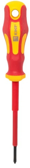 Изображение товара Диэлектрическая отвертка EKF PH0 0 75 MAS IN для электромонтажных работ
