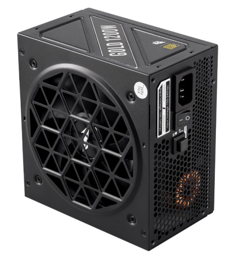 Изображение товара Блок питания ATX 1200 Вт 80 Plus GOLD активный PFC надежный для мощных ПК