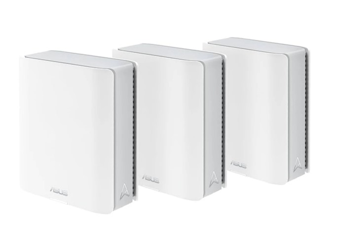 

Роутер ASUS BT8(W-3-PK) 3 access point /802.11b/g/n/ac/ax/be, 688 + 8643Mbps, 2,4 + 6 gGz, white, BT8(W-3-PK)