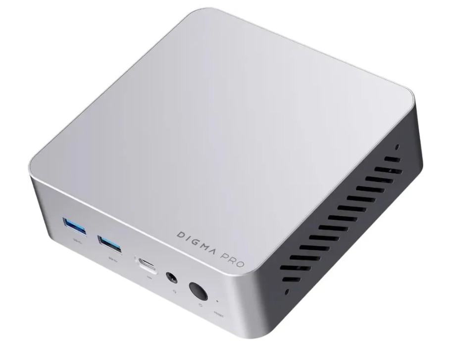 

Неттоп Digma PRO MINIMAX X5 DPR7-ADXW01 Ryzen 7 7840HS/16GB/512GB SSD/Radeon 780M/100W/WiFi/BT/Win11Pro/silver, PRO MINIMAX X5