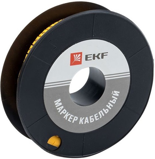 

Маркер на кабель EKF plc-KM-6-5 6,0 мм2 "5" (350 шт.) (ЕС-3), plc-KM-6-5