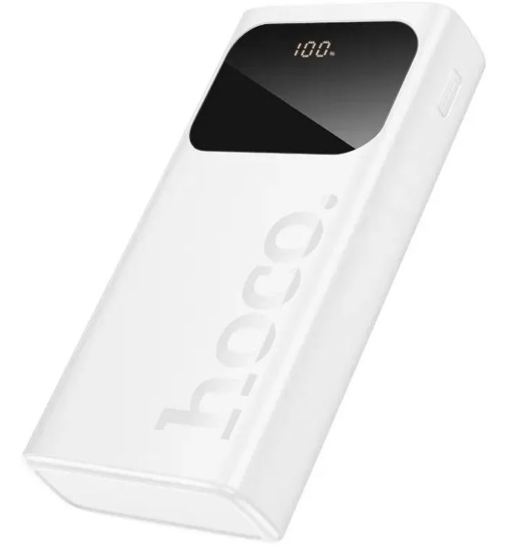 

Аккумулятор внешний Hoco J144A Hymn 30000mAh 2A 2xUSB-A белый (42149), J144A Hymn