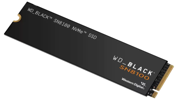 Изображение товара SSD Western Digital Black SN8100 1000 ГБ M.2 NVMe скорость и надежность