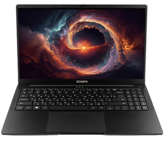 

Ноутбук Echips Fusion V156HT-H i3-1215U/16GB/512GB SSD/UHD Graphics/15.6" IPS/Wi-Fi/BT/Cam/Win11Home/black, Fusion