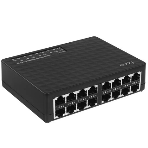 Изображение товара Коммутатор Cudy FS1016D с 16 портами для сети 100 Мбит/с, управляемый