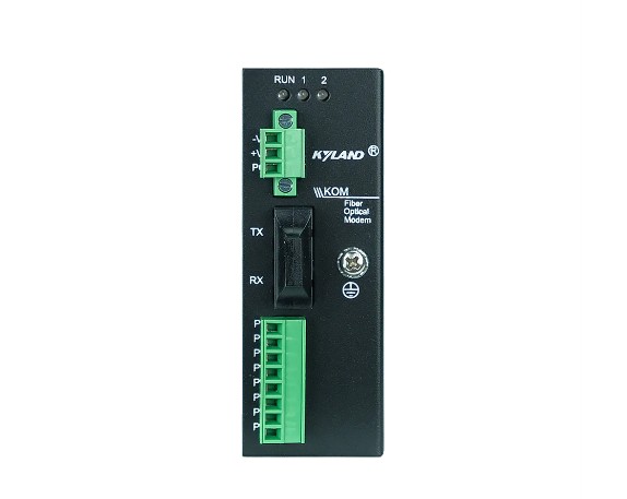 

Конвертер промышленный Kyland KOM200 302110050 1 100Base-FX single mode fiber port, ST connector, 1310nm, 40km, 1 RS232 serial port, 1 RS422 serial po, KOM200