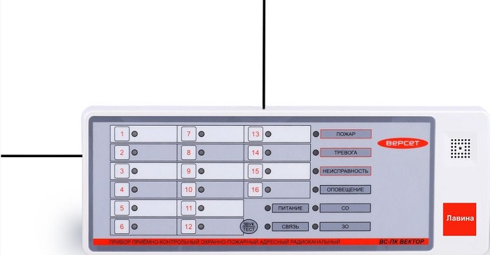 Прибор Сибирский Арсенал ВС-ПК ВЕКТОР ЛАВИНА приемно-контрольный адресный радиоканальный ИСБ "ЛАВИНА"