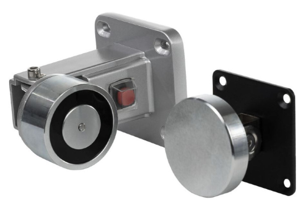 Изображение товара Держатель двери электромагнитный Skudo SK-DH50A настенный и напольный монтаж