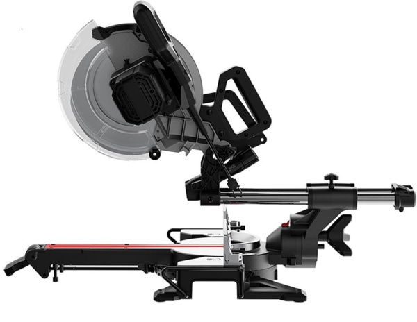 Изображение товара Пила торцовочная Deli DE570 - профессиональный инструмент для точных распилов