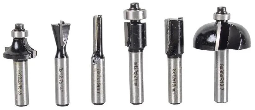 

Набор фрез Вихрь 73/10/6/20 по дер. d(посад.)=8мм (фрезеры) (упак.:6шт), 73/10/6/20