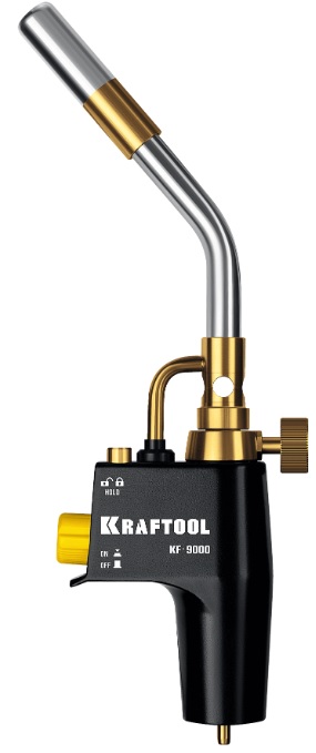 

Газовая горелка Kraftool KF-9000 55510 Kraftool Blue Fire с пьезоподжигом на баллон, 2000C, KF-9000