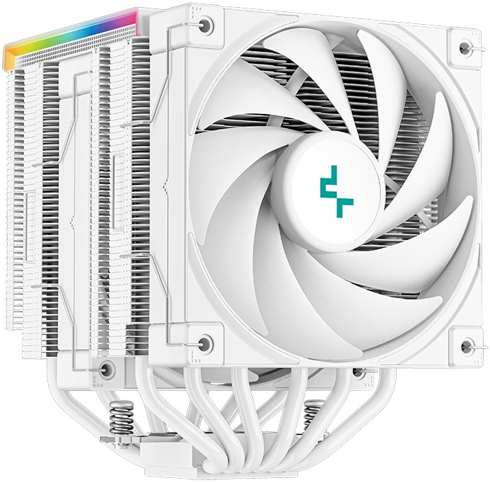 

Кулер Deepcool AK620 DIGITAL WH LGA20XX/1700/1200/115X/AM5/AM4 (120mm fan, 500-1850rpm, 68.99 CFM, 28dBA, 4-pin PWM) RET, AK620 DIGITAL WH