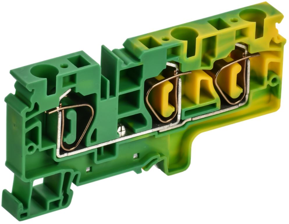 

Клемма пружинная IEK AF-CT41-00-3-K52-010 CX10-3 PE 10мм2 трехконтактная заземляющая ARMAFIX, AF-CT41-00-3-K52-010