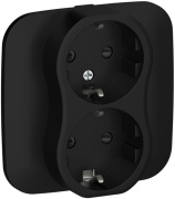 фото Розетка двухместная с заземлением  IEK FI-R24A-16-K02