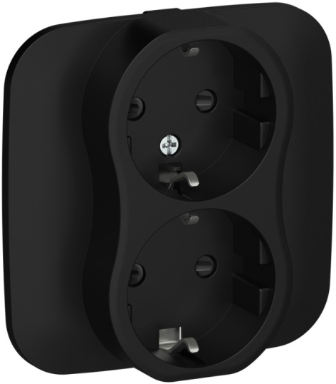 Изображение товара Rосетка двойная с заземлением IEK FLITE FI-R24A-16-K02