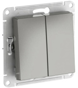 фото Выключатель двухклавишный  Systeme Electric ATN000951S