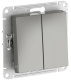 фото Выключатель двухклавишный  Systeme Electric ATN000951S в Санкт-Петербургe