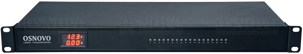 

Блок питания OSNOVO PS18-12240/R на 18 каналов, для монтажа в 19'' стойку 1U, DC 12V, 1,11А на канал(макс ток до 2А, при одновременном использовании н, PS18-12240/R