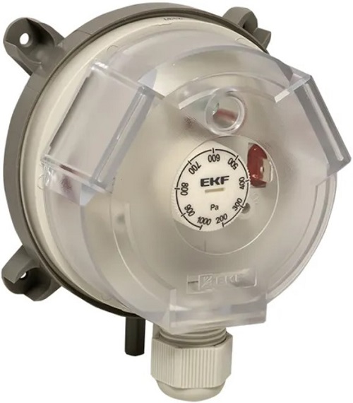 

Реле перепада давления EKF RVG-10-1000 (1000 Па), RVG-10-1000