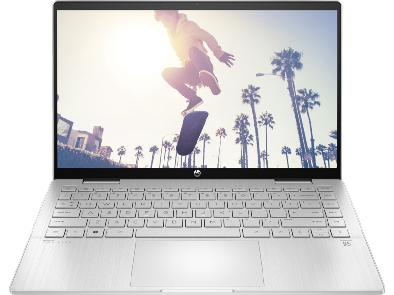 

Ноутбук HP Pavilion x360 14-ek1015ci 84J78EA i7-1355U/16GB/512GB SSD/Iris Xe graphics/14" Touch FHD IPS/WiFi/BT/Cam/noOS/silver, Pavilion x360 14-ek1015ci