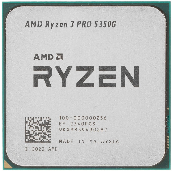 

Процессор AMD Ryzen 3 PRO 5350G 100-000000256 Zen 3 4C/8T 4.0-4.2GHz (AM4, L3 8MB, 7nm, 65W), Ryzen 3 PRO 5350G