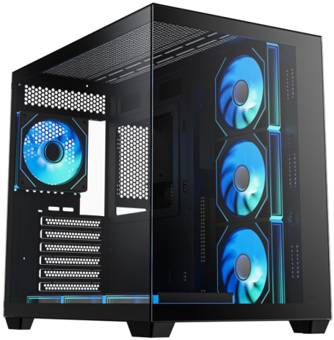 Изображение товара Корпус ATX Xastra QW500 4ARGB-C10-UC Black