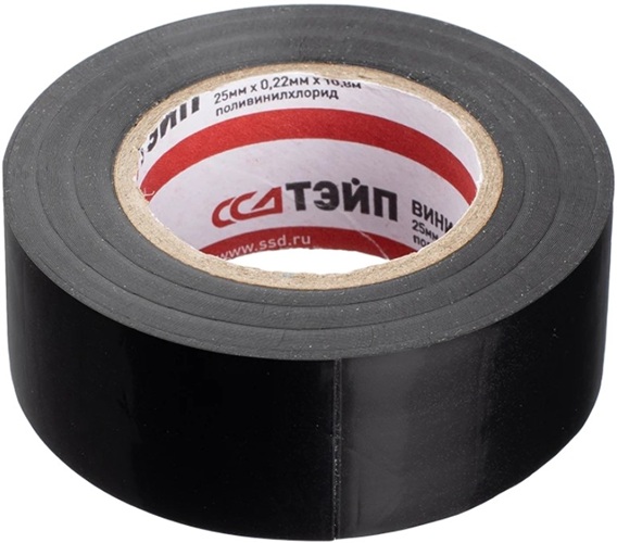 

Изолента ССД 120804-00089 виниловая ЛВ-3 ТЭЙП 25ммх0,22ммх10,8м, 120804-00089