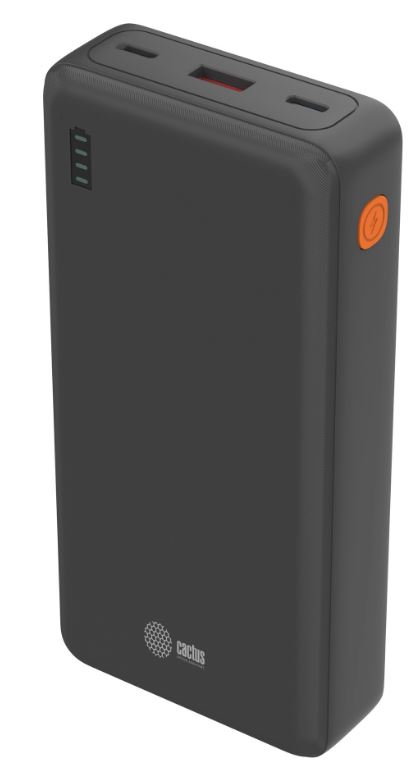 

Аккумулятор внешний Cactus CS-PBFSDA-20000 20000mAh 22.5W 4.5A USB-A/2xUSB-C черный, CS-PBFSDA-20000
