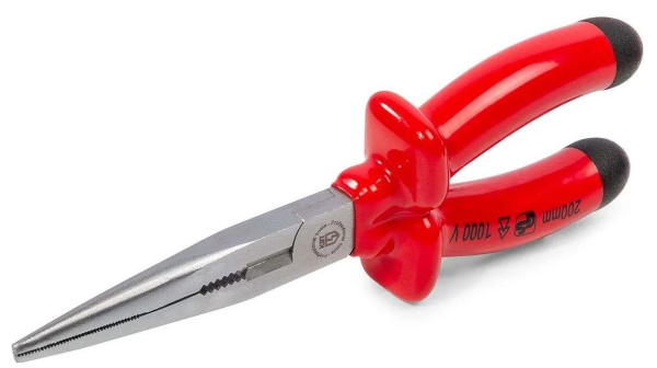 Изображение товара Длинногубцы КВТ 70356 серия ЭКСПЕРТ с изоляцией до 1000 В, 200 мм