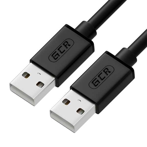 

Кабель интерфейсный USB 2.0 GCR AM/AM GCR-UM2M-BB2S-1.5m 1,5 м, Premium двойное экранирование, антифриз, черный, AM/AM