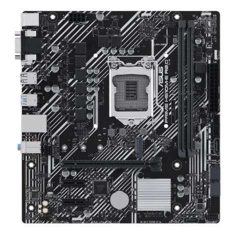 Изображение товара Материнская плата ASUS PRIME H510M-E R2.0 для Intel, форм-фактор mATX