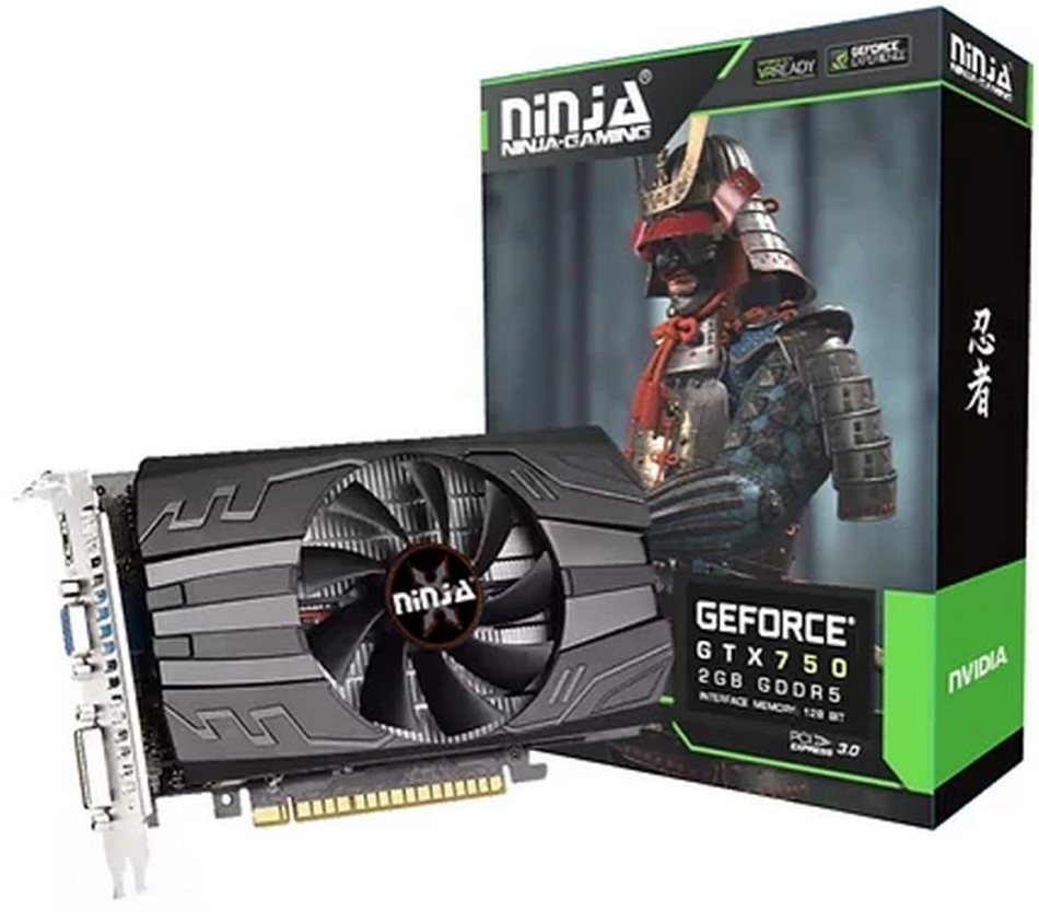 

Видеокарта PCI-E Sinotex GeForce GTX 750 (NF75NP045F) 4GB GDDR5 128bit 1085/5000MHz HDMI DVI VGA, GeForce GTX 750 (NF75NP045F)