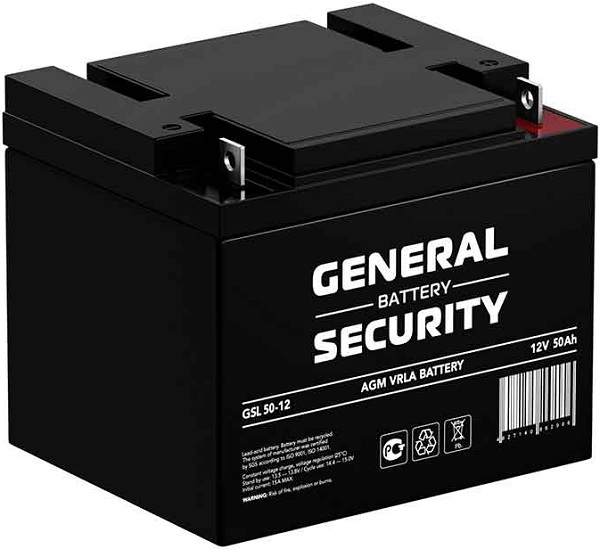 

Аккумулятор General Security GSL50-12, GSL50-12