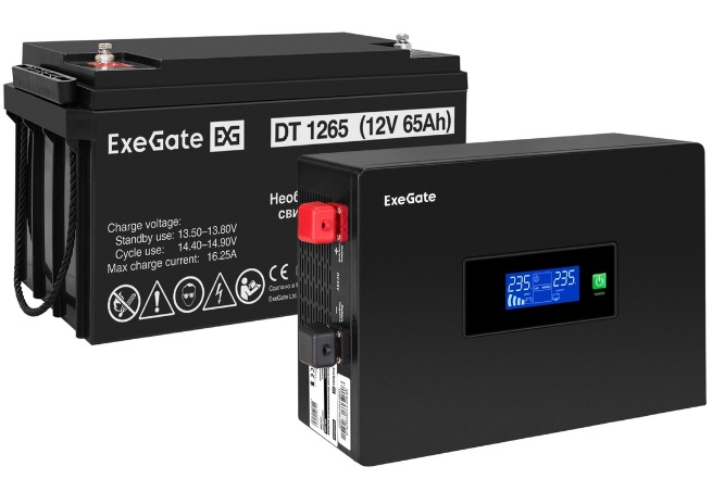 

Комплект Exegate IdealSine SR-1000.LCD.2SH EX297412RUS ИБП EX295993RUS + батарея 65Aч EX282980RUS 1шт (инвертор, синус, для котла, PF=1, настенный) 10, IdealSine SR-1000.LCD.2SH