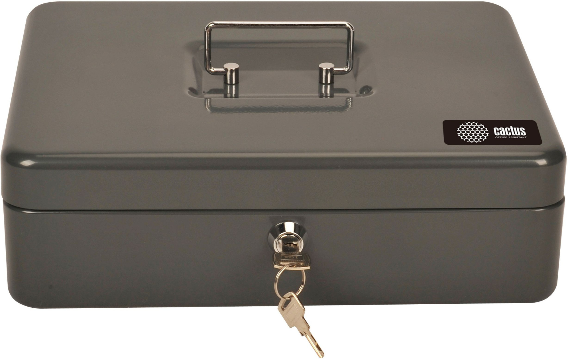 

Ящик Cactus CS-CB-004GY для денег без номинала 90x300x240 серый сталь 1.967кг, CS-CB-004GY