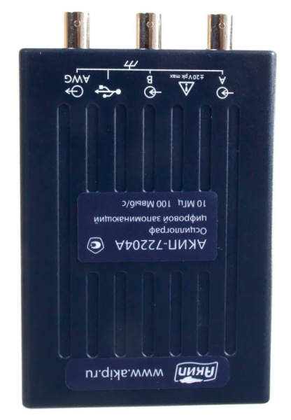 Изображение товара Цифровой осциллограф АКИП 72204A с USB и подсветкой дисплея