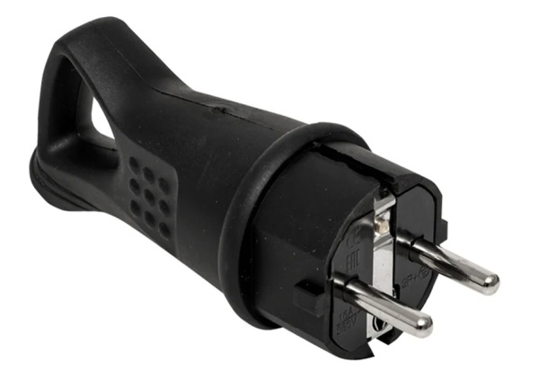 фото Каучуковая вилка  Filum FL-PLUG-P-EU-IP44-BK в Красноярске