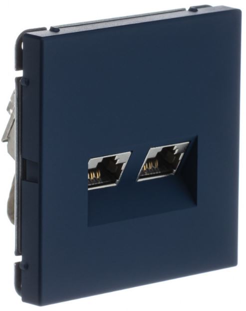 

Розетка компьютерная Systeme Electric GAL001188 ARTGALLERY RJ45 2-местная кат.6А, механизм, АКВАМАРИН, GAL001188