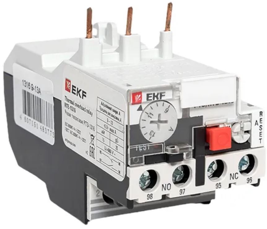 

Тепловое реле EKF rel-1316-9-13 РТЭ-1316 9-13А, rel-1316-9-13
