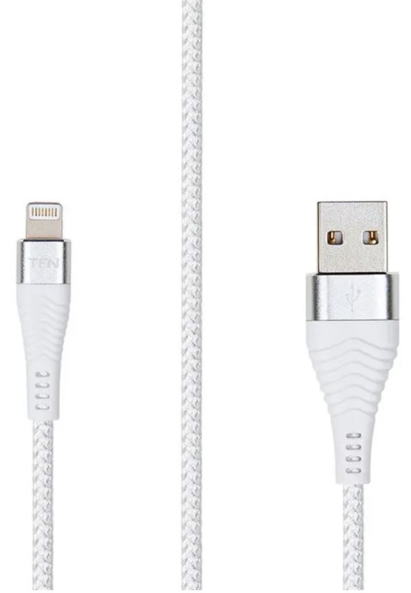 

Кабель интерфейсный TFN TFN-CFZLIGUSB2MWH USB A - 8pin forza 2.0m white, TFN-CFZLIGUSB2MWH