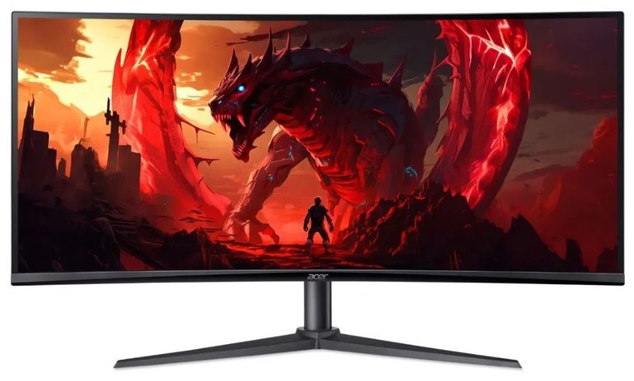 

Монитор 34" Acer Nitro XZ340CUHbiiphx UM.CX0EE.H01 черный, VA, 21:9, 3440x1440, 1/5ms, 250cd, 100Hz, 2xHDMI, 2xDP, audio out, FreeSync, Nitro XZ340CUHbiiphx