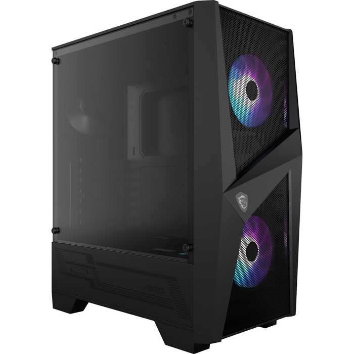 

Корпус ATX MSI MAG FORGE 100R черный, без БП, с окном, 2*USB 3.2, audio, MAG FORGE 100R