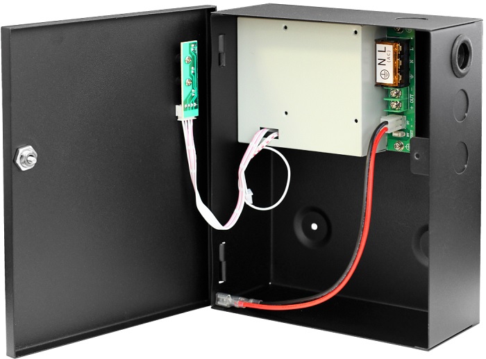 Блок бесперебойного питания Smartec ST-PS103BMS-BK Блок бесперебойного питания профессиональный 12 VDC/ 3 A; 220 VAC (место для аккумулятора 7 Ач)