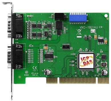 

Плата ICP DAS VXC-182iAU CR Universal PCI Bus, 1-port Isolated RS-422/485 and 1-port RS-232 Communication Board, VXC-182iAU CR