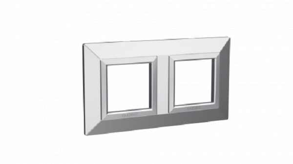 Изображение товара Рамка DKC 4404854 светло-серебристая металлическая для серии Avanti