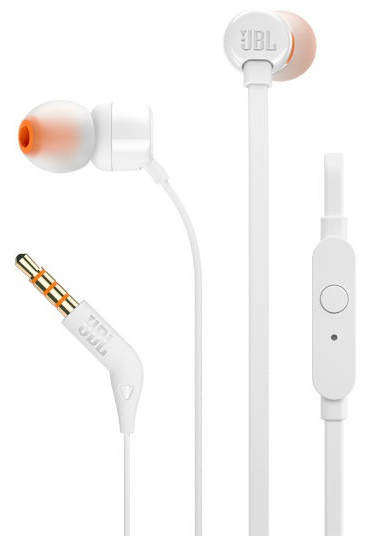 Изображение товара Наушники JBL T110 с проводным подключением и чистым звучанием