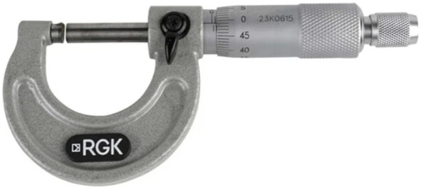 Изображение товара Микрометр RGK MРM-25 для точных измерений металлов и материалов