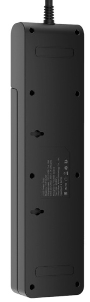 Изображение товара Сетевой фильтр AGNI TP-FI3U5E-C-3m-black с USB зарядками и защитой